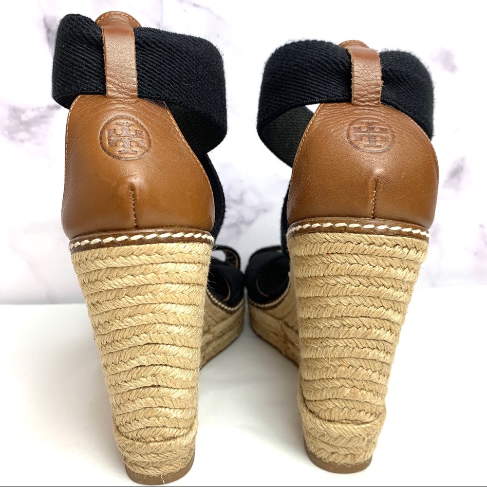 SOLD..Tory Burch Adonis Platform Wedge Sandals - Picture 6 of 14